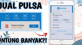 Foto: Cara Jualan Pulsa Lewat HP Melalui Aplikasi DANA (Source: YouTube/Nadianura)