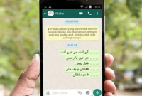 Foto: Tulisan Arab di WA (Source: Pinterest)