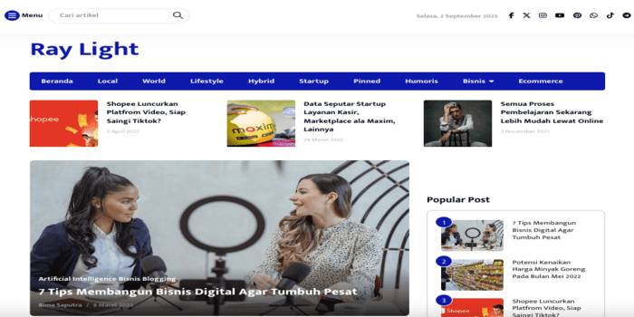 Template WordPress Premium