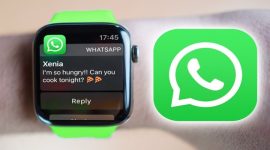 Foto: Aplikasi WhatsApp di Apple Watch (Image Source: Cavdu)