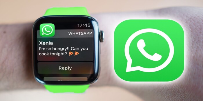 Foto: Aplikasi WhatsApp di Apple Watch (Image Source: Cavdu)