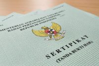 Foto: Sertifikat Tanah